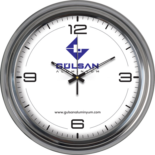 V30-970-B Alüminyum Duvar Saati